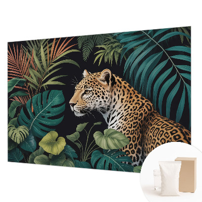 Tapeta fotograficzna fizelinowa Egzotyczny lampart