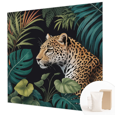 Tapeta fotograficzna fizelinowa Egzotyczny lampart