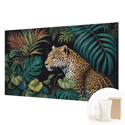 Tapeta fotograficzna fizelinowa Egzotyczny lampart