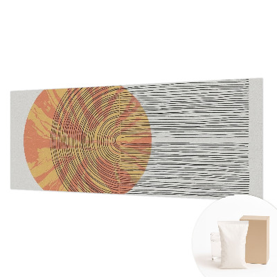 Dekoracyjna fototapeta na ścianę Koło z liniami