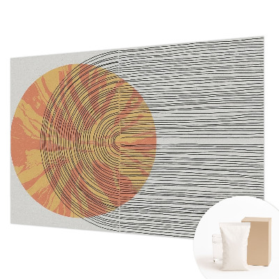 Dekoracyjna fototapeta na ścianę Koło z liniami