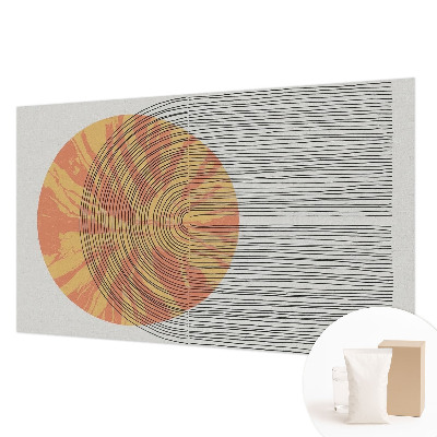 Dekoracyjna fototapeta na ścianę Koło z liniami