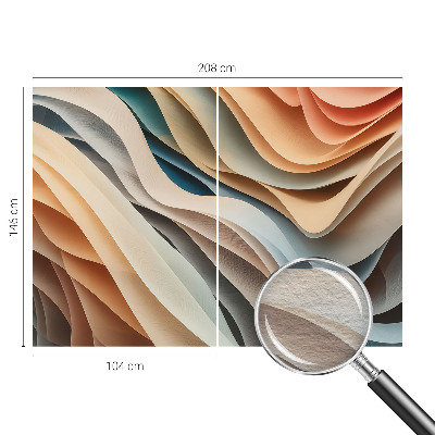 Fototapeta na ścianę Falujące formy