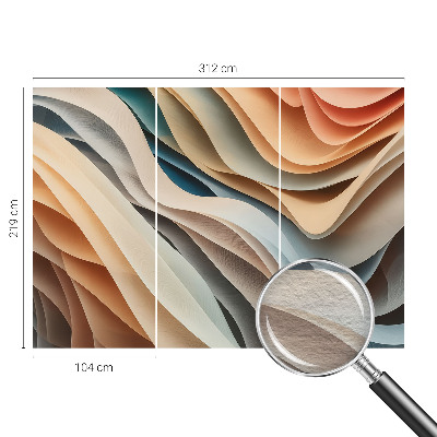 Fototapeta na ścianę Falujące formy