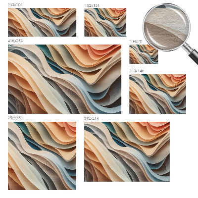 Fototapeta na ścianę Falujące formy