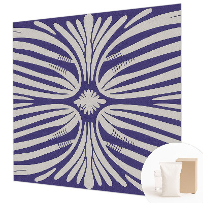 Nowoczesna fototapeta do salonu Kwiatowa symetria