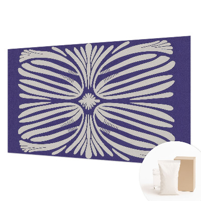 Nowoczesna fototapeta do salonu Kwiatowa symetria