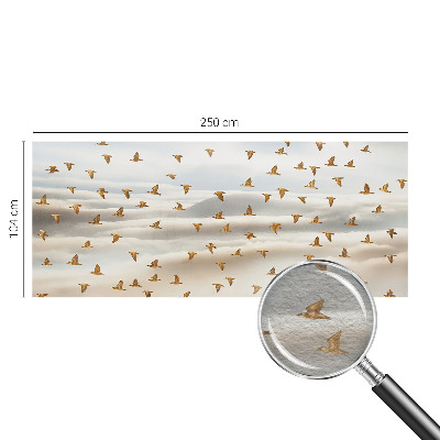 Fototapeta fizelinowa z nadrukiem z motywem ptaków w locie
