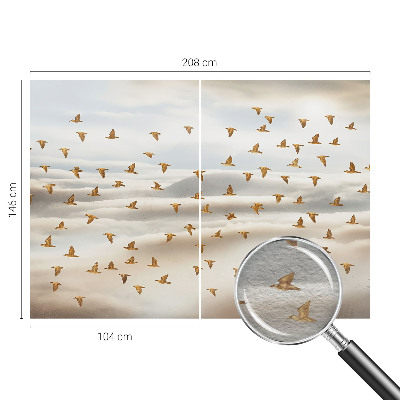 Fototapeta fizelinowa z nadrukiem Ptaki w locie