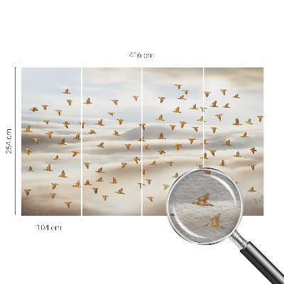 Fototapeta fizelinowa z nadrukiem Ptaki w locie