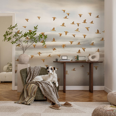 Fototapeta fizelinowa z nadrukiem Ptaki w locie