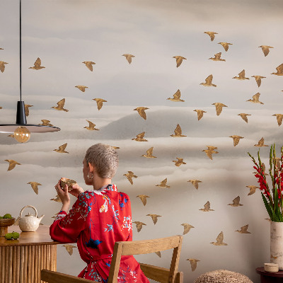 Fototapeta fizelinowa z nadrukiem Ptaki w locie