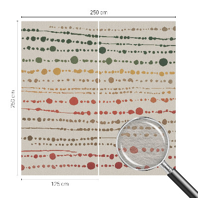 Fototapeta na ścianę Barwne kropki