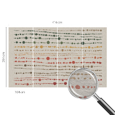 Fototapeta na ścianę Barwne kropki