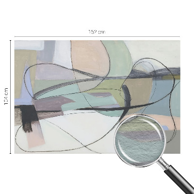 Tapeta fotograficzna fizelinowa Linie pastele