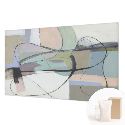 Tapeta fotograficzna fizelinowa Linie pastele