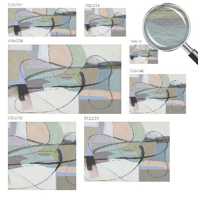 Tapeta fotograficzna fizelinowa Linie pastele