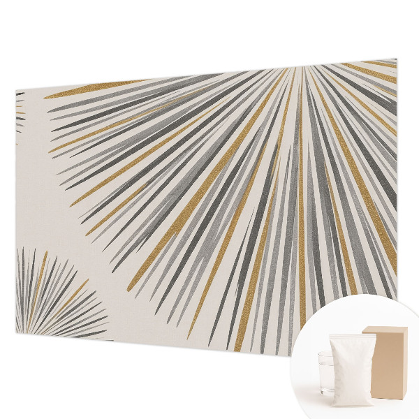 Nowoczesna fototapeta do salonu Geometryczne wachlarze