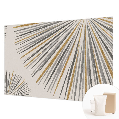 Nowoczesna fototapeta do salonu Nowoczesna fototapeta do salonu Geometryczne wachlarze