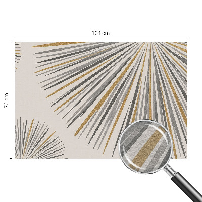 Nowoczesna fototapeta do salonu Geometryczne wachlarze