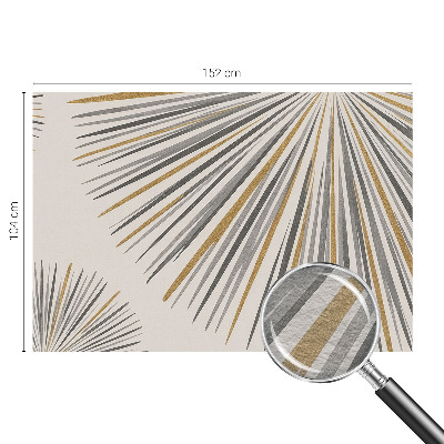 Nowoczesna fototapeta do salonu Geometryczne wachlarze