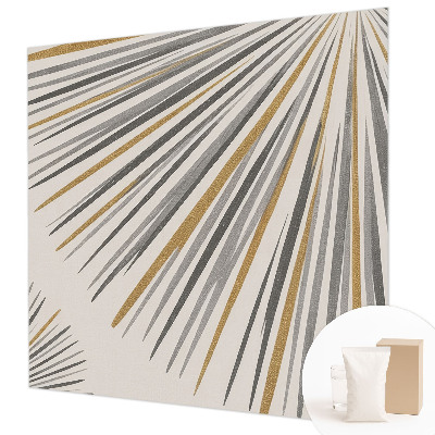 Nowoczesna fototapeta do salonu Geometryczne wachlarze