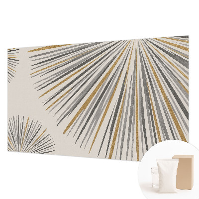 Nowoczesna fototapeta do salonu Geometryczne wachlarze