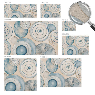 Fototapeta fizelinowa do sypialni Spiralne wiry