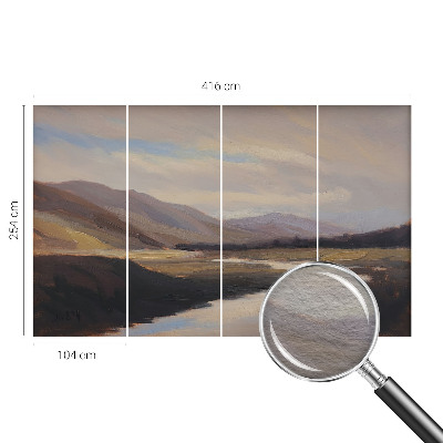 Dekoracyjna fototapeta na ścianę z motywem oddającym naturalny spokój