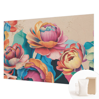 Dekoracyjna fototapeta na ścianę Kwiatowa harmonia