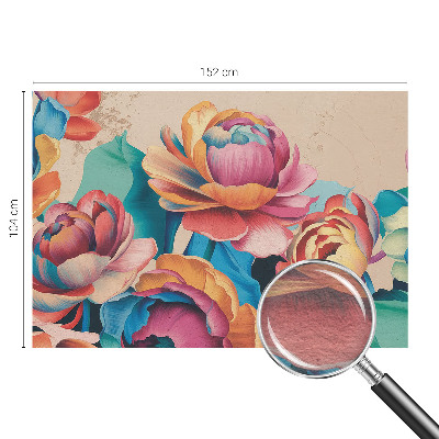 Dekoracyjna fototapeta na ścianę Kwiatowa harmonia