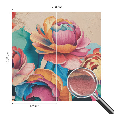 Dekoracyjna fototapeta na ścianę Kwiatowa harmonia