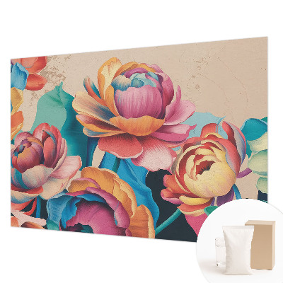 Dekoracyjna fototapeta na ścianę Kwiatowa harmonia