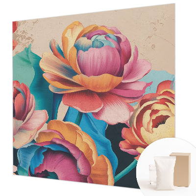 Dekoracyjna fototapeta na ścianę Kwiatowa harmonia