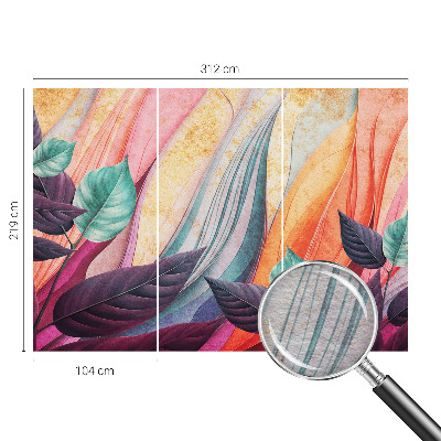 Tapeta fotograficzna Abstrakcyjne liście