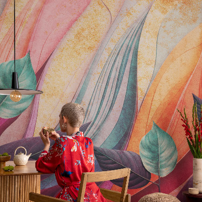 Tapeta fotograficzna Abstrakcyjne liście