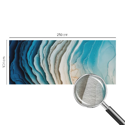 Nowoczesna fototapeta do salonu Fale harmonii