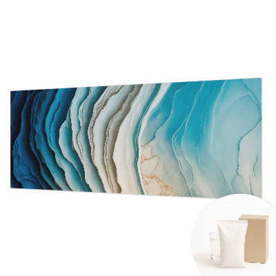 Nowoczesna fototapeta do salonu Fale harmonii