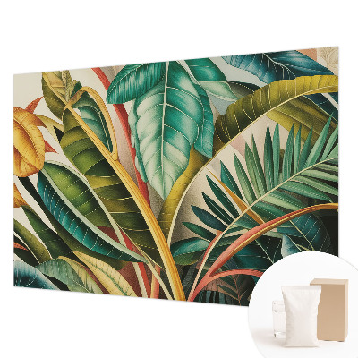 Dekoracyjna fototapeta na ścianę Egzotyczne liście
