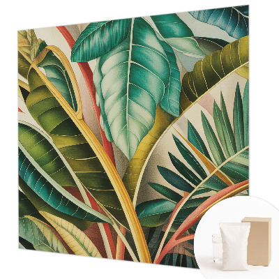Dekoracyjna fototapeta na ścianę Egzotyczne liście