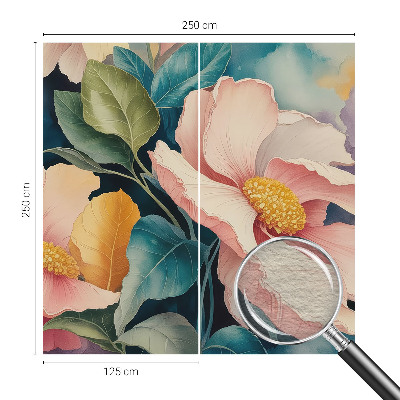 Fototapeta fizelinowa do sypialni Kwiatowa elegancja