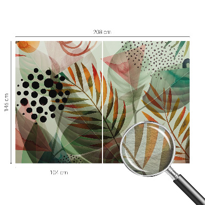 Fototapeta na ścianę Abstrakcyjne liście