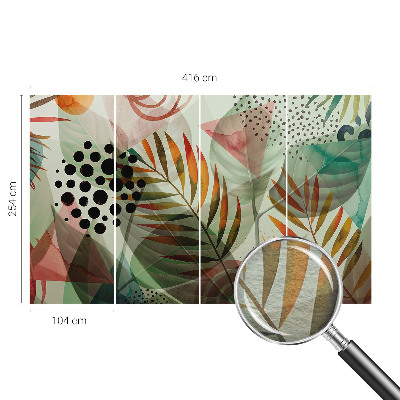 Fototapeta na ścianę Abstrakcyjne liście