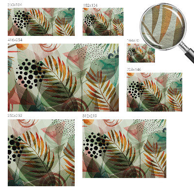 Fototapeta na ścianę Abstrakcyjne liście