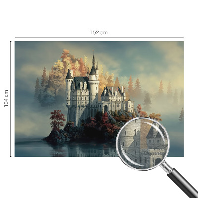 Fototapeta fizelinowa do sypialni Bajkowy zamek