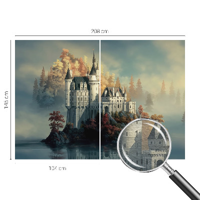 Fototapeta fizelinowa do sypialni Bajkowy zamek