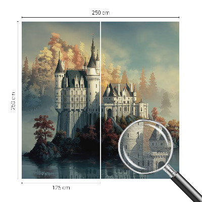 Fototapeta fizelinowa do sypialni Bajkowy zamek