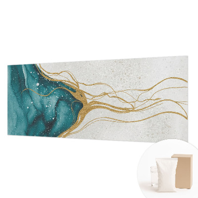 Tapeta fotograficzna Turkusowe linie