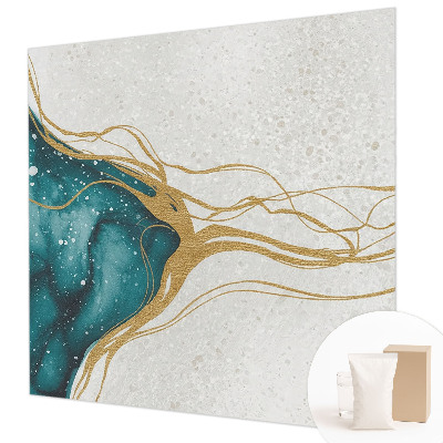 Tapeta fotograficzna Turkusowe linie