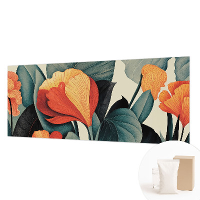 Fototapeta fizelinowa z nadrukiem Kolorowe kwiaty